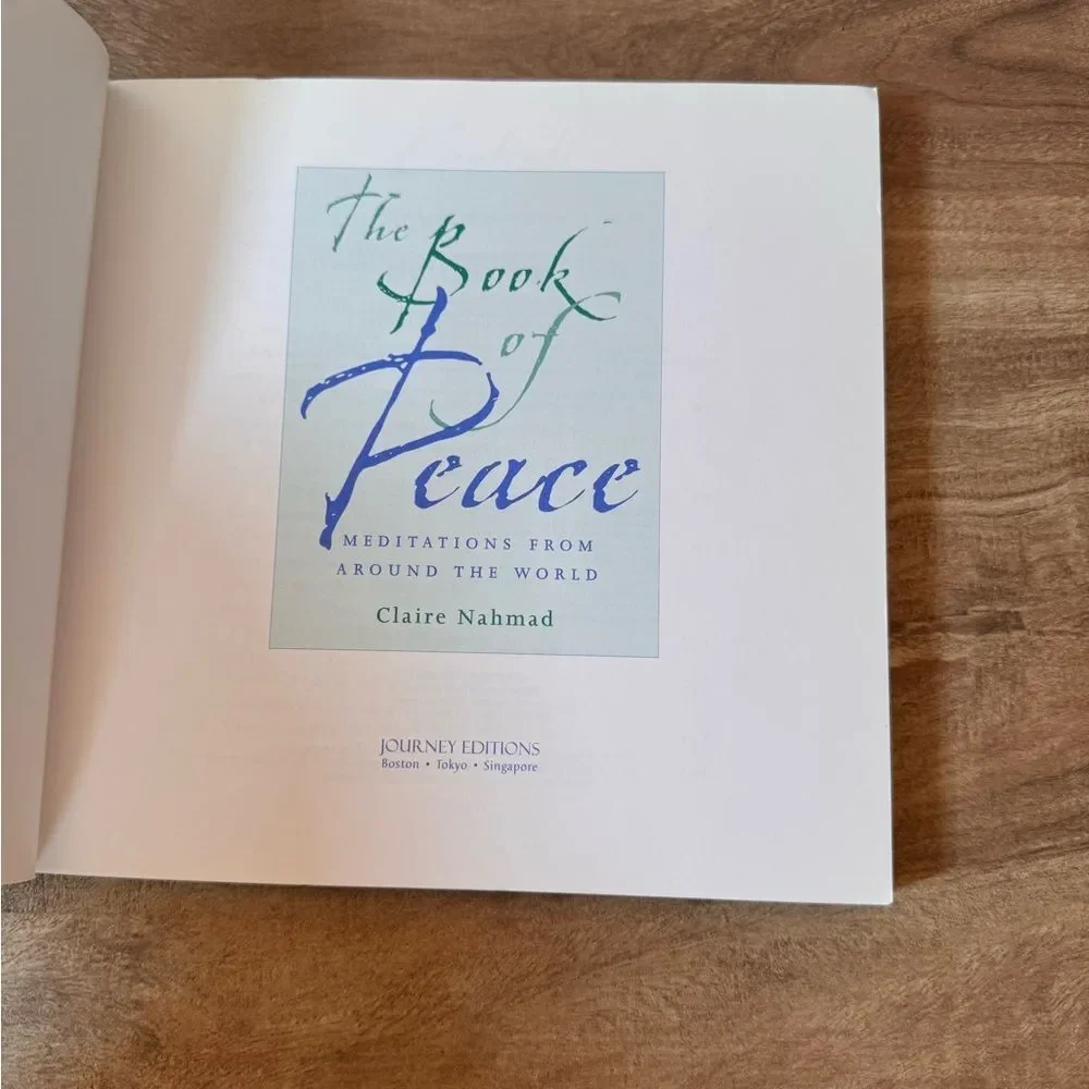 Book of Peace : Meditations from Around the World by Claire Nahmad (2003, Trade